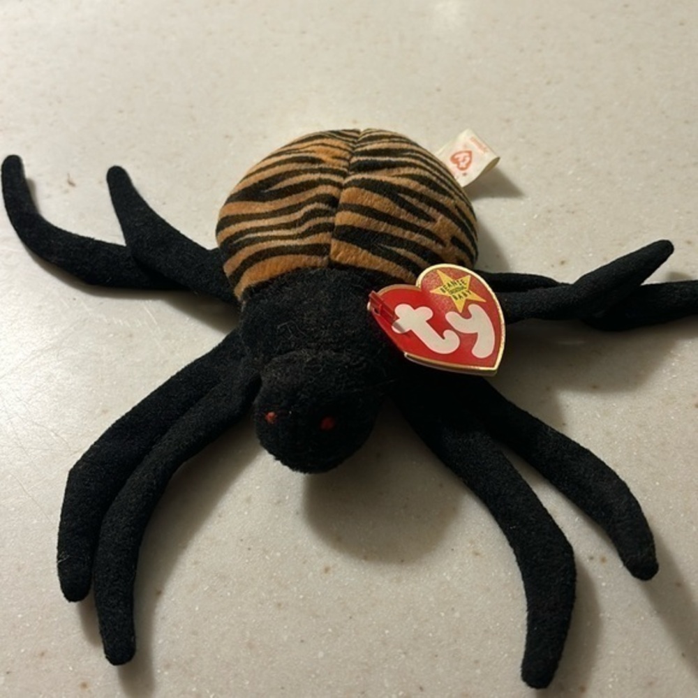 Ty Spinner the spider 1996 vintage original beanie baby